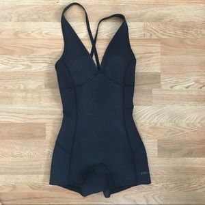 Black springsuit wetsuit